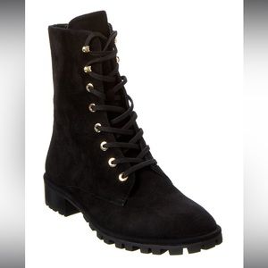 EUC 🖤 STUART WEITZMAN Laine Combat Boots 9